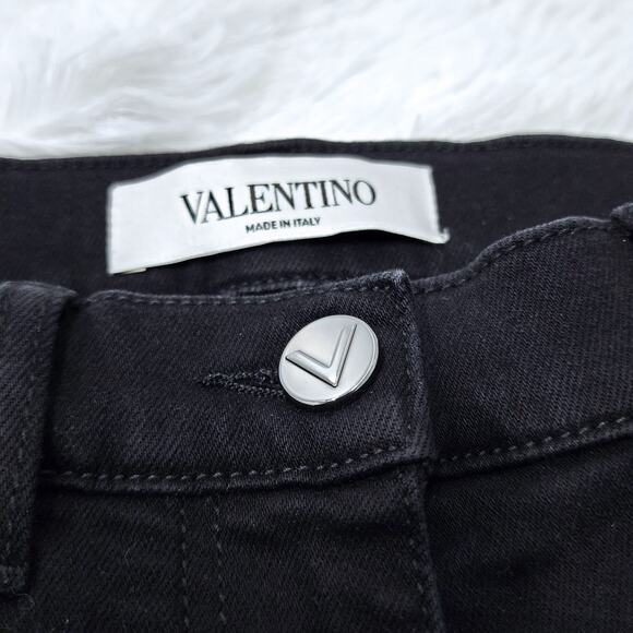 Valentino x Izumi Miyazaki 'Gravitation' Butterfly Print Jeans Black MSRP $2590 - Picture 6 of 16